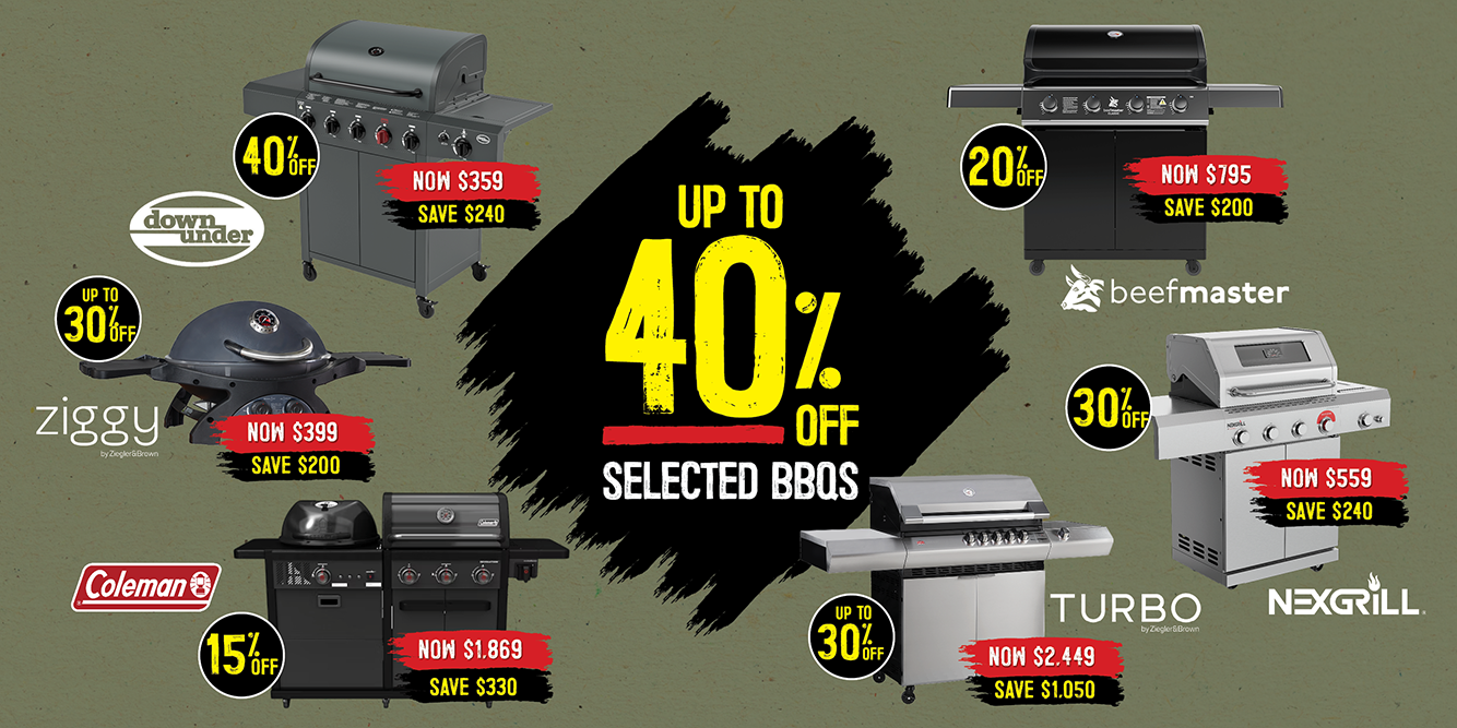 Up To 40% Off Selected BBQs | Shop Now